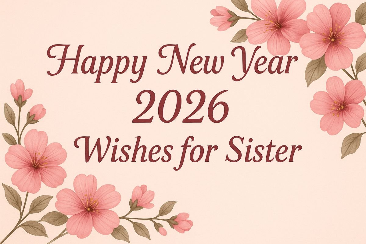 Happy New Year 2026 Wishes for Sister