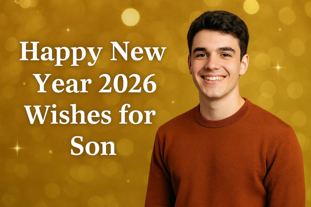 Happy New Year 2026 Wishes for Son