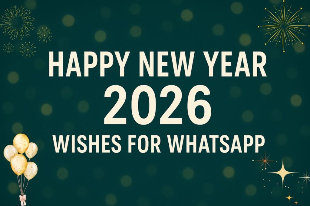 Happy new year 2026 wishes for WhatsApp