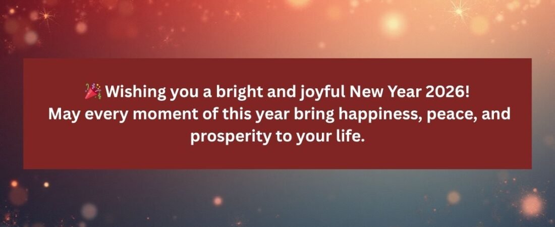 Cute Happy New Year 2026 Wishes for Friends