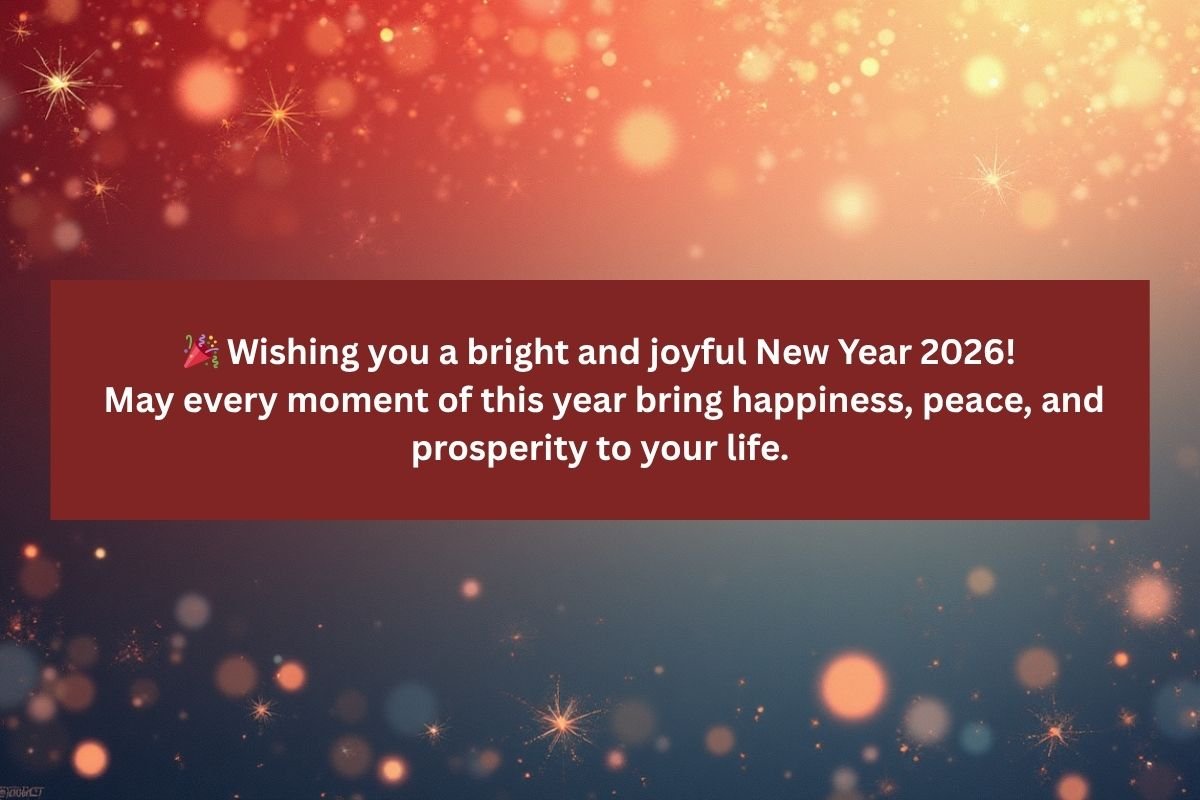 Cute Happy New Year 2026 Wishes for Friends