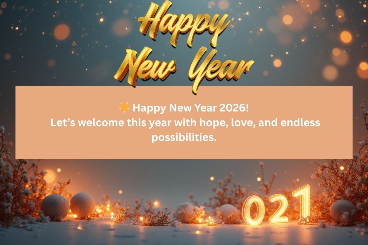 Heart Touching Happy New Year 2026 Wishes for Friends